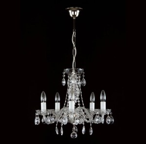 Casa Padrino Luxus Barock Kristall Kronleuchter Gold  50 x H. 45 cm - Prunkvolle Messing Kronleuchter mit b�hmischem Kristallglas - Barock M�bel - Edel & Prunkvoll