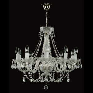 Casa Padrino Luxus Barock Kristall Kronleuchter Gold  67 x H. 60 cm - Prunkvolle Messing Kronleuchter mit b�hmischem Kristallglas - Barock M�bel - Edel & Prunkvoll