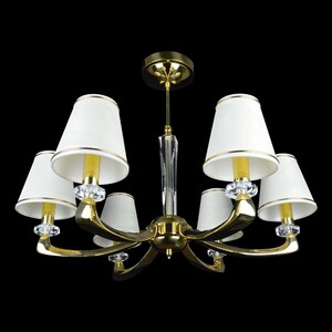 Casa Padrino Luxus Barock Kristall Kronleuchter Gold  68 x H. 50 cm - Prunkvolle Messing Kronleuchter mit b�hmischem Kristallglas - Barock M�bel - Edel & Prunkvoll