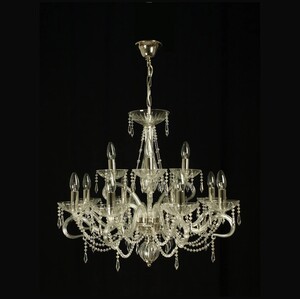 Casa Padrino Luxus Barock Kristall Kronleuchter Gold  70 x H. 60 cm - Prunkvolle Messing Kronleuchter mit b�hmischem Kristallglas - Barock M�bel - Edel & Prunkvoll