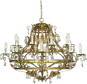 Casa Padrino Luxus Barock Kristall Kronleuchter Antik Gold 100 x 70 x H. 75 cm - Ovaler Hotel & Restaurant Kronleuchter - Edel & Prunkvoll