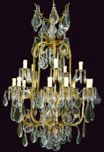 Casa Padrino Luxus Barock Kristall Kronleuchter Gold - Prunkvoller Wohnzimmer Kronleuchter im Barockstil - Hotel Kronleuchter - Barock M�bel - Barock Kristall Leuchten - Edel & Prunkvoll