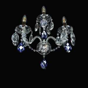 Casa Padrino Luxus Barock Kristall Kronleuchter Silber  43 x H. 40 cm - Prunkvolle Messing Kronleuchter mit b�hmischem Kristallglas - Barock M�bel - Edel & Prunkvoll