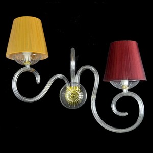 Casa Padrino Luxus Barock Kristall Tischleuchte Gold 55 x 32 x H. 55 cm - Prunkvolle Messing Tischleuchte mit b�hmischem Kristallglas - Barock M�bel - Edel & Prunkvoll