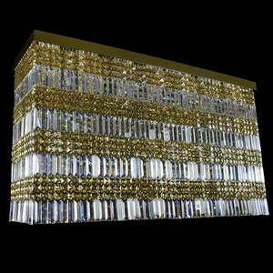 Casa Padrino Luxus Barock Kristall Wandleuchte Gold 150 x 45 x H. 80 cm - Prunkvolle Messing Wandleuchte mit b�hmischem Kristallglas - Barock M�bel - Edel & Prunkvoll