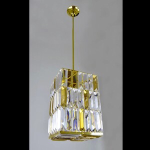 Casa Padrino Luxus Barock Kristall Wandleuchte Gold 16 x 16 x H. 26 cm - Prunkvolle Messing Wandleuchte mit b�hmischem Kristallglas - Barock M�bel - Edel & Prunkvoll