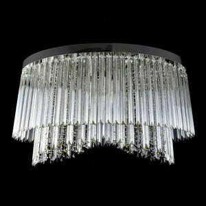 Casa Padrino Luxus Barock Kristall Wandleuchte Silber 100 x 40 x H. 50 cm - Prunkvolle Messing Wandleuchte mit b�hmischem Kristallglas - Barock M�bel - Edel & Prunkvoll