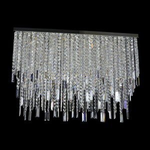 Casa Padrino Luxus Barock Kristall Wandleuchte Silber 160 x 20 x H. 70 cm - Prunkvolle Messing Wandleuchte mit b�hmischem Kristallglas - Barock M�bel - Edel & Prunkvoll