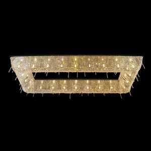 Casa Padrino Luxus Barock Kristall Wandleuchte Silber 175 x 70 x H. 20 cm - Prunkvolle Messing Wandleuchte mit b�hmischem Kristallglas - Barock M�bel - Edel & Prunkvoll