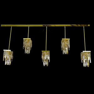 Casa Padrino Luxus Barock Kristall Wandleuchte Silber 180 x 15 x H. 90 cm - Prunkvolle Messing Wandleuchte mit b�hmischem Kristallglas - Barock M�bel - Edel & Prunkvoll