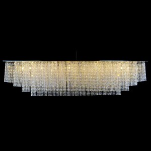 Casa Padrino Luxus Barock Kristall Wandleuchte Silber 180 x 40 x H. 40 cm - Prunkvolle Messing Wandleuchte mit b�hmischem Kristallglas - Barock M�bel - Edel & Prunkvoll
