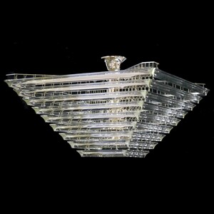 Casa Padrino Luxus Barock Kristall Wandleuchte Silber 40 x 40 x H. 20 cm - Prunkvolle Messing Wandleuchte mit b�hmischem Kristallglas - Barock M�bel - Edel & Prunkvoll