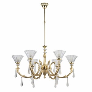 Casa Padrino Luxus Barock Kronleuchter Gold  81 cm - Barockstil Kronleuchter