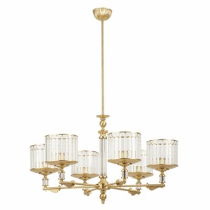 Casa Padrino Luxus Barock Kronleuchter Matt Gold  76 x H. 70 cm