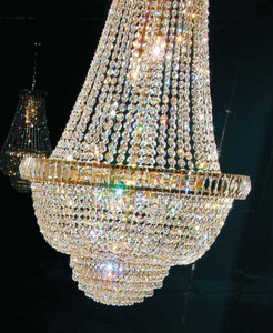 Casa Padrino Luxus Barock Kronleuchter Gold  64 x H. 86 cm - Made in Italy