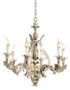 Casa Padrino Luxus Barock Kronleuchter Antik Grau  74 x H. 69 cm - Prunkvoller Barockstil Wohnzimmer Kronleuchter - Edel & Prunkvoll - Luxus Qualit�t - Made in Italy