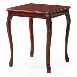 Casa Padrino Luxus Barock Massivholz Beistelltisch Dunkelbraun H. 57 cm - Barock M�bel