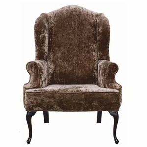 Casa Padrino Luxus Barock Ohrensessel Braun / Schwarz H. 115 cm - Barock M�bel