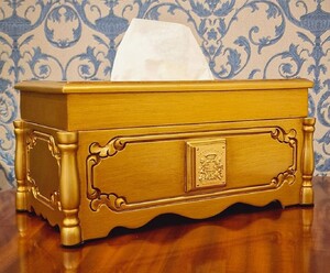 Casa Padrino Luxus Barock Papiertuchbox - Taschentuchbox Gold - Made in Italy