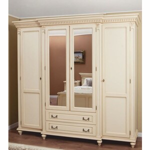Casa Padrino Luxus Barock Schlafzimmer Schrank Creme 234 cm - Barock Schlafzimmer M�bel
