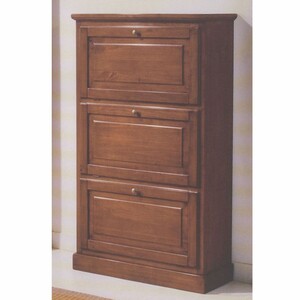 Casa Padrino Luxus Barock Schuhschrank Braun H. 130 cm - Made in Italy