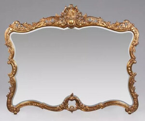 Casa Padrino Luxus Barock Spiegel Antik Gold - Prunkvoller Wandspiegel im Barockstil - Antik Stil Garderoben Spiegel - Wohnzimmer Spiegel - Barock Deko Accessoires - Barock Mbel