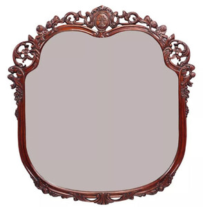 Casa Padrino Luxus Barock Spiegel Braun - Prunkvoller Wandspiegel im Barockstil - Antik Stil Garderoben Spiegel - Wohnzimmer Spiegel - Barock Deko Accessoires - Barock Mbel