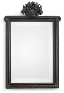 Casa Padrino Luxus Barock Spiegel Antik Schwarz - Handgefertigter italienischer Barockstil Wandspiegel - Luxus Mbel im Barockstil - Luxus Qualitt - Made in Italy