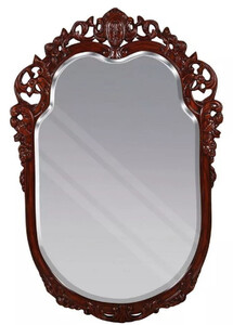Casa Padrino Luxus Barock Spiegel Braun - Prunkvoller Wandspiegel im Barockstil - Antik Stil Garderoben Spiegel - Wohnzimmer Spiegel - Barock Deko Accessoires - Edel & Prunkvoll