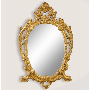 Casa Padrino Luxus Barock Spiegel Gold H. 104 cm - Barock M�bel - Made in Italy