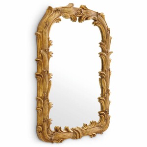 Casa Padrino Luxus Barock Mahagoni Spiegel Antik Gold H. 129 cm - Barock M�bel