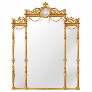 Casa Padrino Luxus Barock Spiegel Gold H. 185 cm - Barock M�bel - Made in Italy