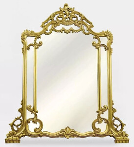 Casa Padrino Luxus Barock Spiegel Gold - Prunkvoller Barockstil Wandspiegel - Handgefertigte Luxus Mbel im Barockstil - Prunkvolle Barock Mbel - Edel & Prunkvoll