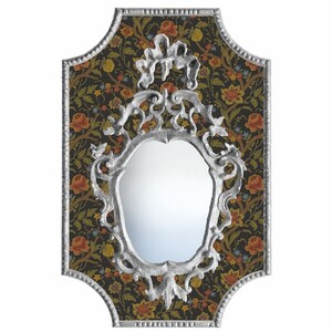 Casa Padrino Luxus Barock Spiegel Bunt / Silber - Barock M�bel - Made in Italy