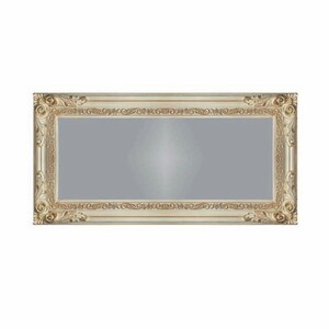 Casa Padrino Luxus Barock Spiegel Elfenbein / Gold 190 cm - Made in Italy
