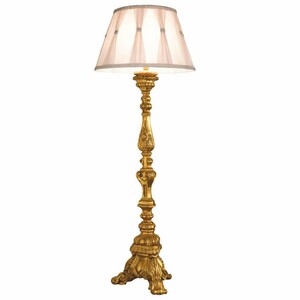 Casa Padrino Luxus Barock Stehleuchte Gold H. 183 cm - Made in Italy