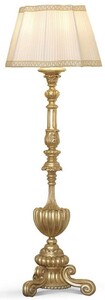 Casa Padrino Luxus Barock Stehleuchte Gold / Creme H. 180 cm - Made in Italy