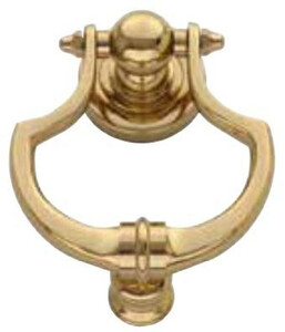 Casa Padrino Luxus Barock T�rklopfer Gold 11 x H. 14 cm - Eleganter Messing T�rklopfer - Wohnaccessoires im Barockstil