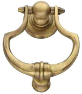 Casa Padrino Luxus Barock T�rklopfer Messing oxidiert 11 x H. 14 cm - Eleganter Messing T�rklopfer - Wohnaccessoires im Barockstil