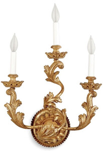 Casa Padrino Luxus Barock Wandleuchte Antik Gold 47 x 22 x H. 56 cm - Prunkvolle Wandlampe im Barockstil - Barock Leuchten - Luxus Qualitt - Made in Italy