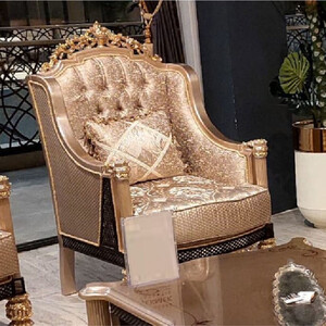 Casa Padrino Luxus Barock Wohnzimmer Sessel Gold / Schwarz / Grau / Gold - Handgefertigter Barockstil Sessel - Luxus Wohnzimmer Mbel im Barockstil - Barock Mbel - Edel & Prunkvoll