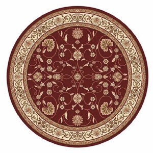 Casa Padrino Luxus Barock Wohnzimmer Teppich Bordeauxrot / Creme / Braun - Verschiedene Gr��en