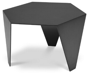 Casa Padrino Luxus Beistelltisch Bronzefarben 57,5 x 50 x H. 34,5 cm - 6 Eckiger Edelstahl Tisch - Luxus Wohnzimmer M�bel - Luxus Qualit�t