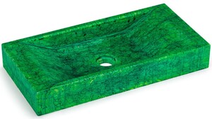 Casa Padrino Luxus Beton Waschbecken Schale Gr�n 60 cm