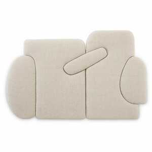 Casa Padrino Luxus Bett-Kopfteil Cremewei� 280 x H. 180 cm - Schlafzimmer M�bel