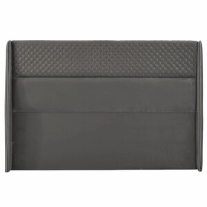 Casa Padrino Luxus Bett-Kopfteil Dunkelgrau 200 cm - Luxus Schlafzimmer M�bel
