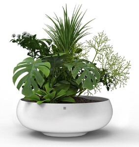 Casa Padrino Luxus Blumentopf Matt Wei�  94 x H. 31 cm