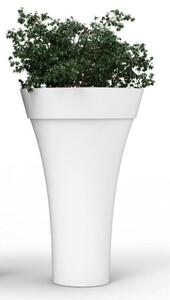 Casa Padrino Luxus Blumentopf Matt Wei�  126 x H. 197 cm