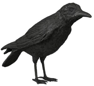 Casa Padrino Luxus Bronze Skulptur Vogel Rabe Schwarz 61 x 15 x H. 30 cm - Deko Figur - Wohnzimmer Deko - Schreibtisch Deko