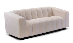Casa Padrino Luxus Chesterfield Fu�hocker Tete Bucle 195 x 90 x H. 78 cm - Eleganter Wohnzimmer Fu�hocker mit Echtleder - Chesterfield Wohnzimmer M�bel